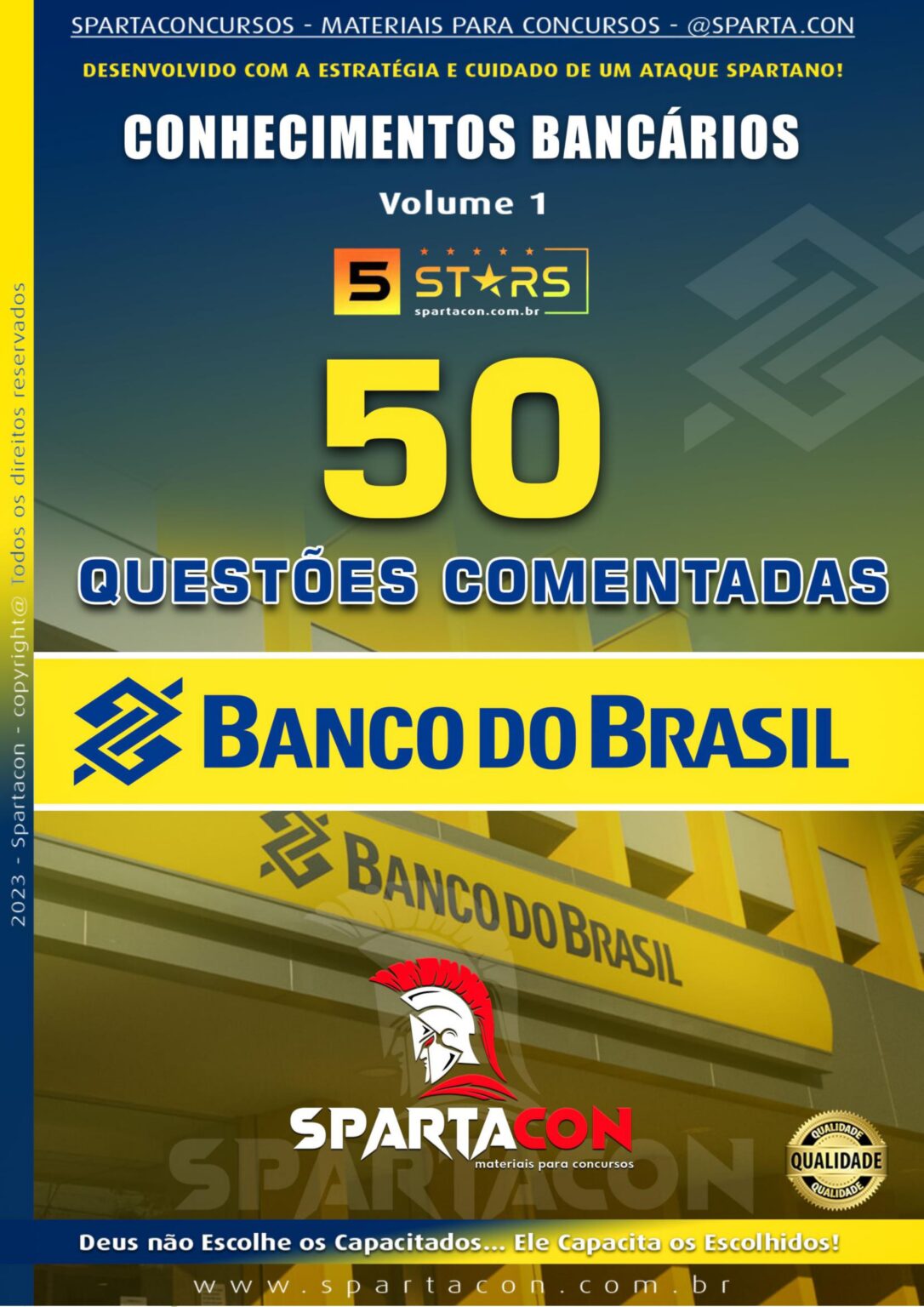 Livro Digital - 50 Questões De Conhecimentos Bancários | Spartacon